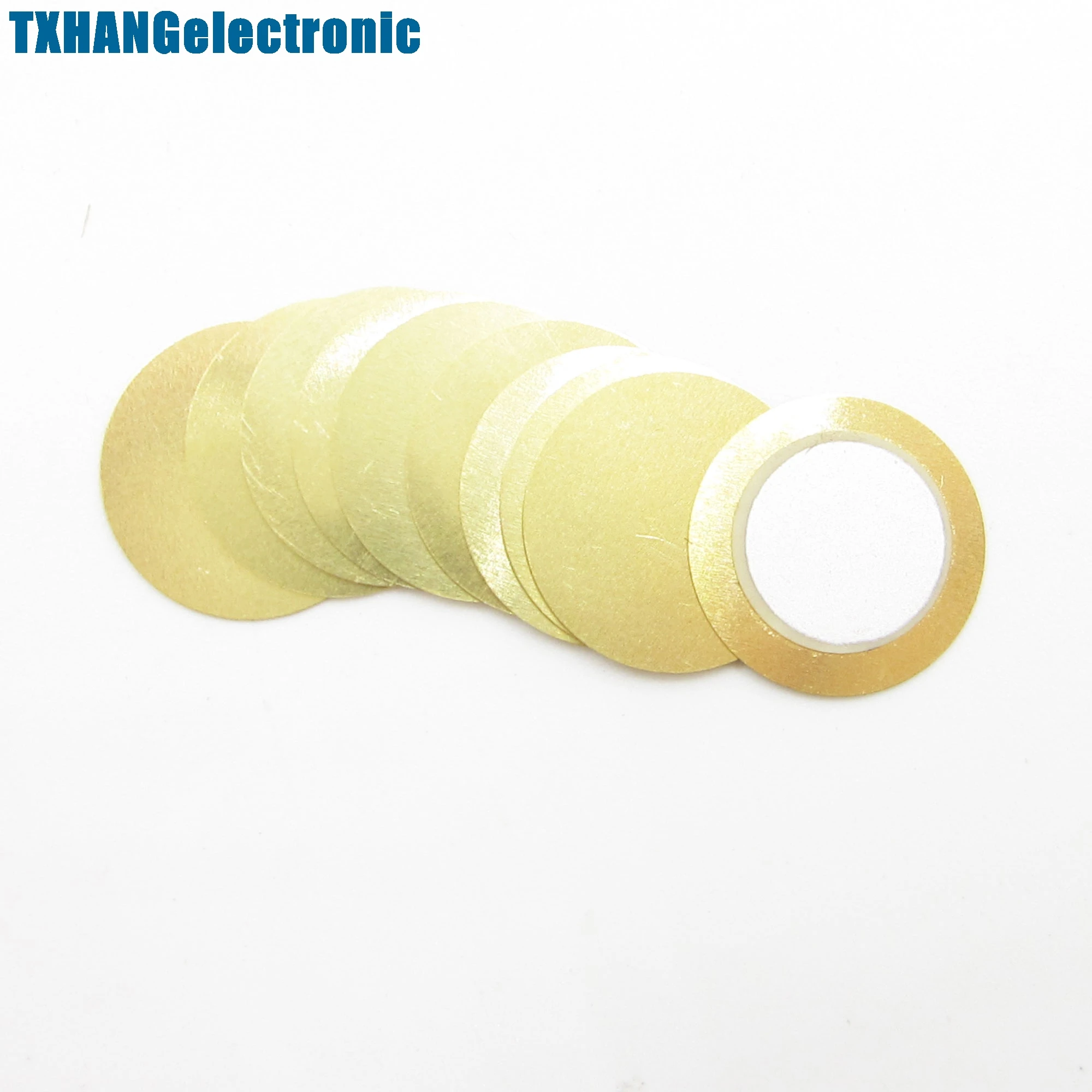 

50PCS 12mm Piezo Elements Sounder Sensor Trigger Drum Disc + Copper