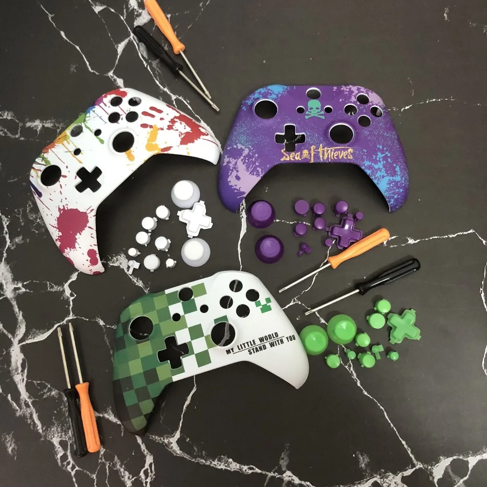 

For Xbox One slim/X One S Controller Next Generation Game Matte cover Front Top Up Shell Case Housing Face plate DIY Faceplate