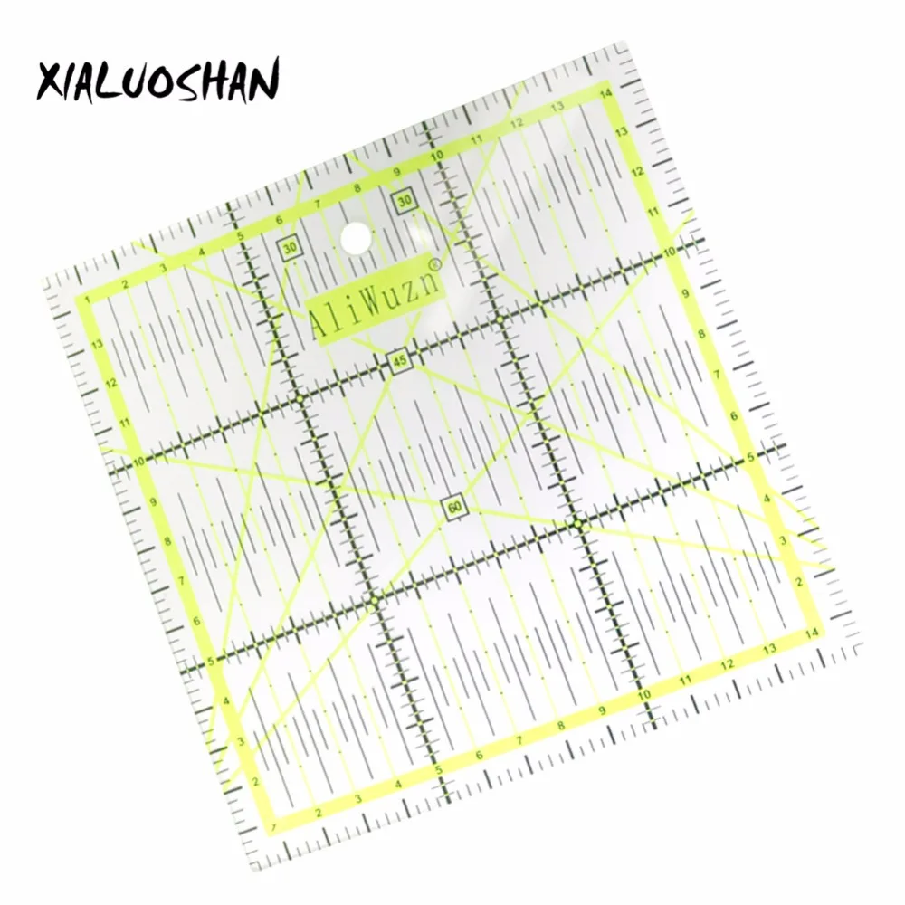 1 шт. офисные и школьные принадлежности 15x15 см Лоскутная линейка шов швейные инструменты для рисования ног