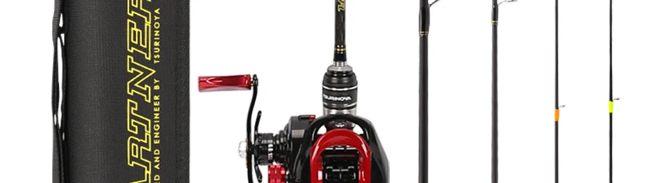 Tsurinoya партнер 4 сек Baitcasting Удочка 1,89 м 2 советы UL/L 2-7 г/4-10lb углеродная Приманка литья Катушка Pesca Olta Canne Peche