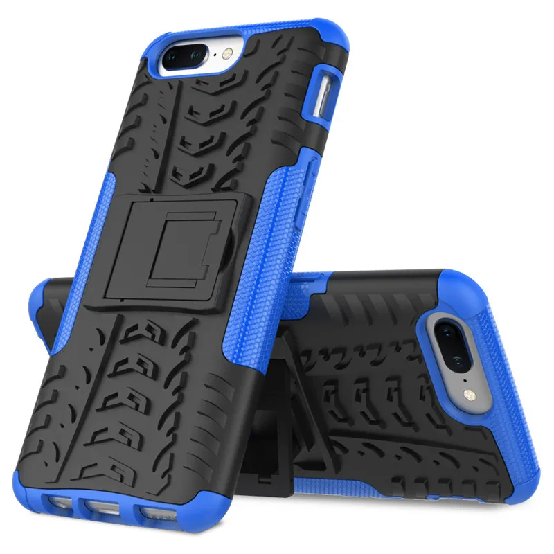 OnePlus 5 Case Tire Tough Rugged Dual Hybrid Hard Stand Duty Armor Phone Case For One Plus Five A5000 TPU+PC Fundas Capa w Stand (6)
