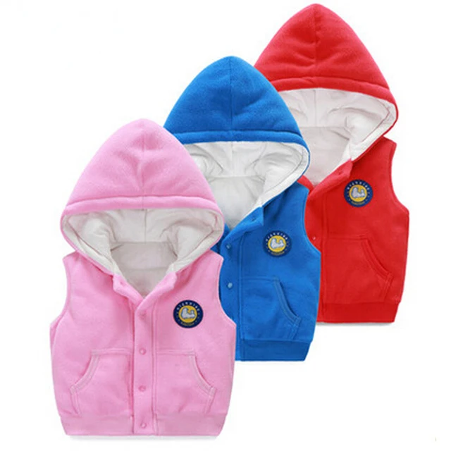 Купить Ребенка жилет утолщаются теплый мальчик пальто wistcoat ребенок