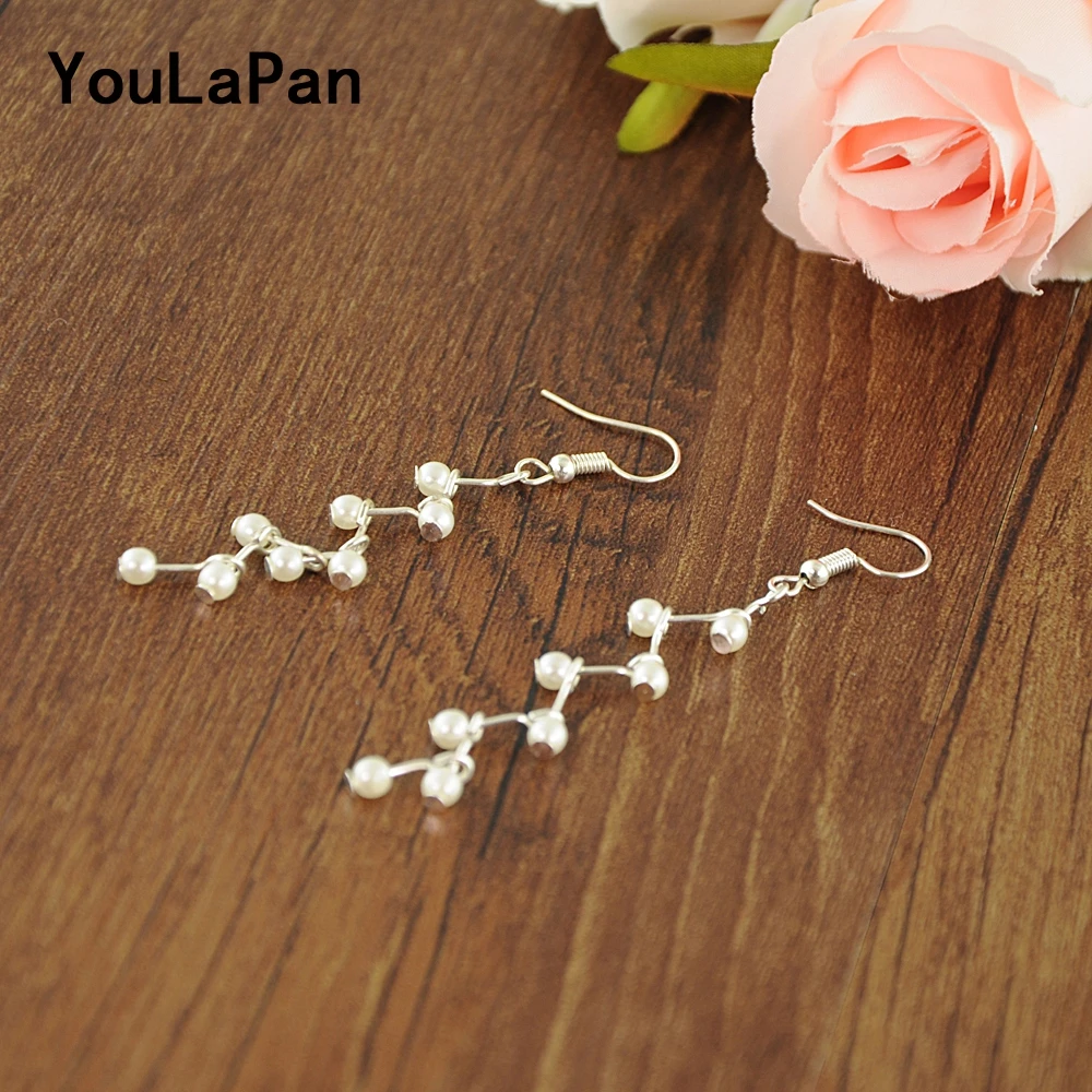 

YouLaPan E06 Pearl Earrings Ear Jewelry Earrings for Women Wedding Jewelry Bridal Earring Girls Dangle Earrings