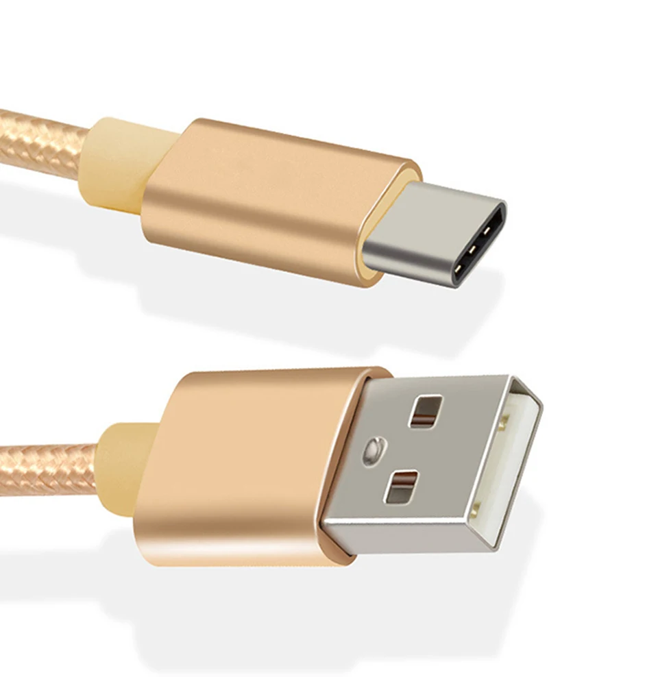 USB кабель с нейлоновой оплеткой для мобильного телефона, Micro usb type-C кабель для зарядки iPhone X 6 6s 7 8 ipad samsung 6 Кабели для зарядки