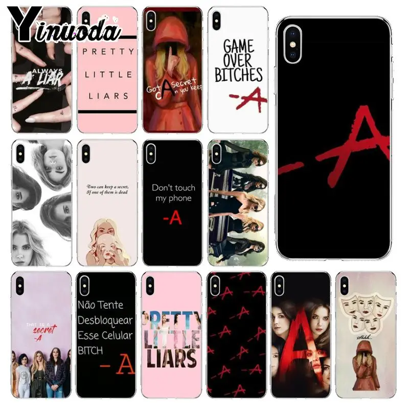 Yinuoda Pretty Little Liars tv ведущий Мягкий силиконовый чехол для телефона Apple iPhone 8 7 6 6S Plus X XS