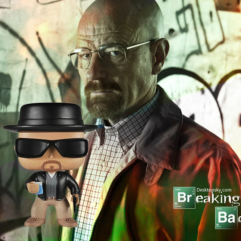 

Television Breaking Bad Figure Heisenberg Vinyl Action Figure Boxed SERIES SEASON #1