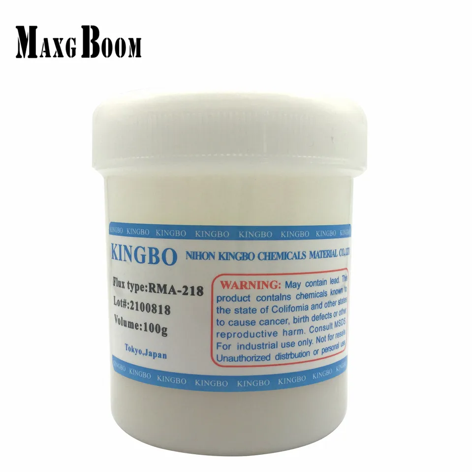 Горячая паяльная паста RMA 218 100 г KINGBO Bga флюс для реболлинга Аксессуары