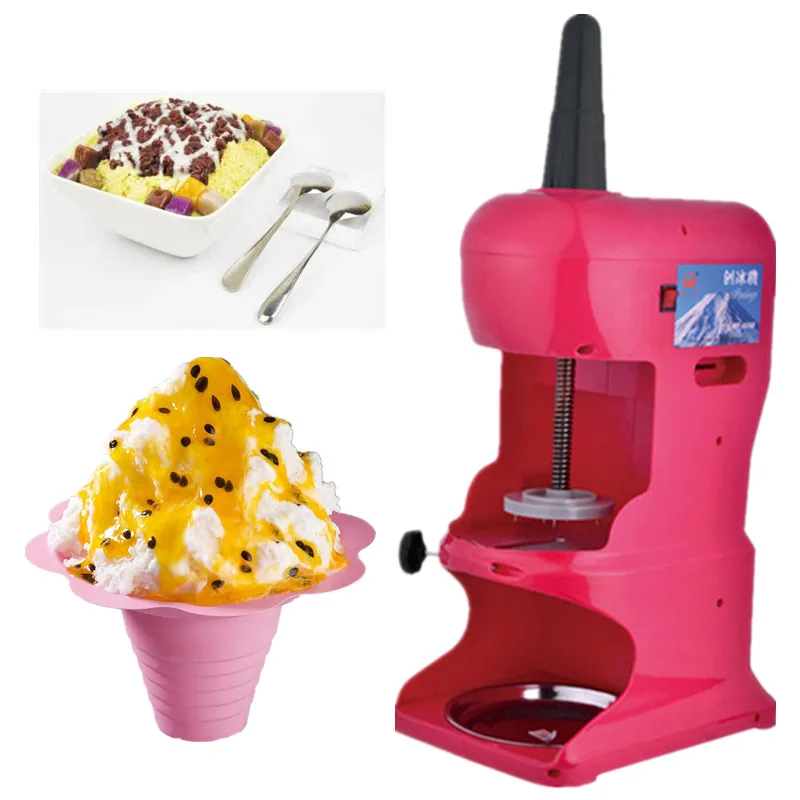 Crushed ice maker ice shaver blender mini electric block shaving