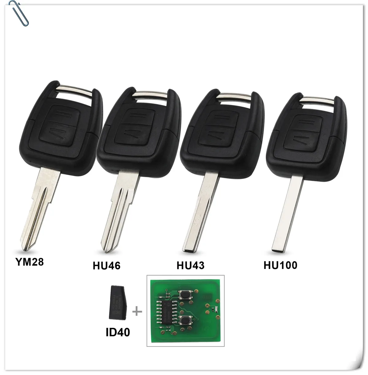 Keyforkess 2 Bottoni 433Mhz Fob Chiave A Distanza Per Opel Vauxhall Vectra Zafira OP1 24424723 Con ID40 Chip HU43 HU100 YM28 HU46 Lama 10 Keyforkess 2 Bottoni 433Mhz Fob Chiave A Distanza Per Opel Vauxhall Vectra Zafira OP1 24424723 Con ID40 Chip HU43 HU100 YM28 HU46 Lama -