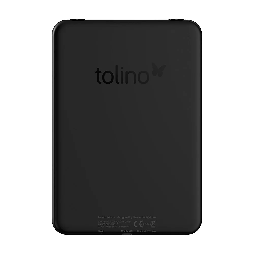 Ebook Reader Tolino Vision2 6 inch Waterproof E-ink Touch Screen WiFi Android System