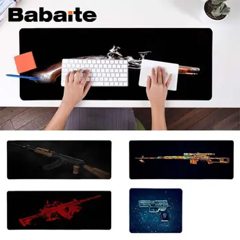 

Babaite Hot Sales CS gun High Speed New Mousepad Laptop Gaming Lockedge Mice Mousepad