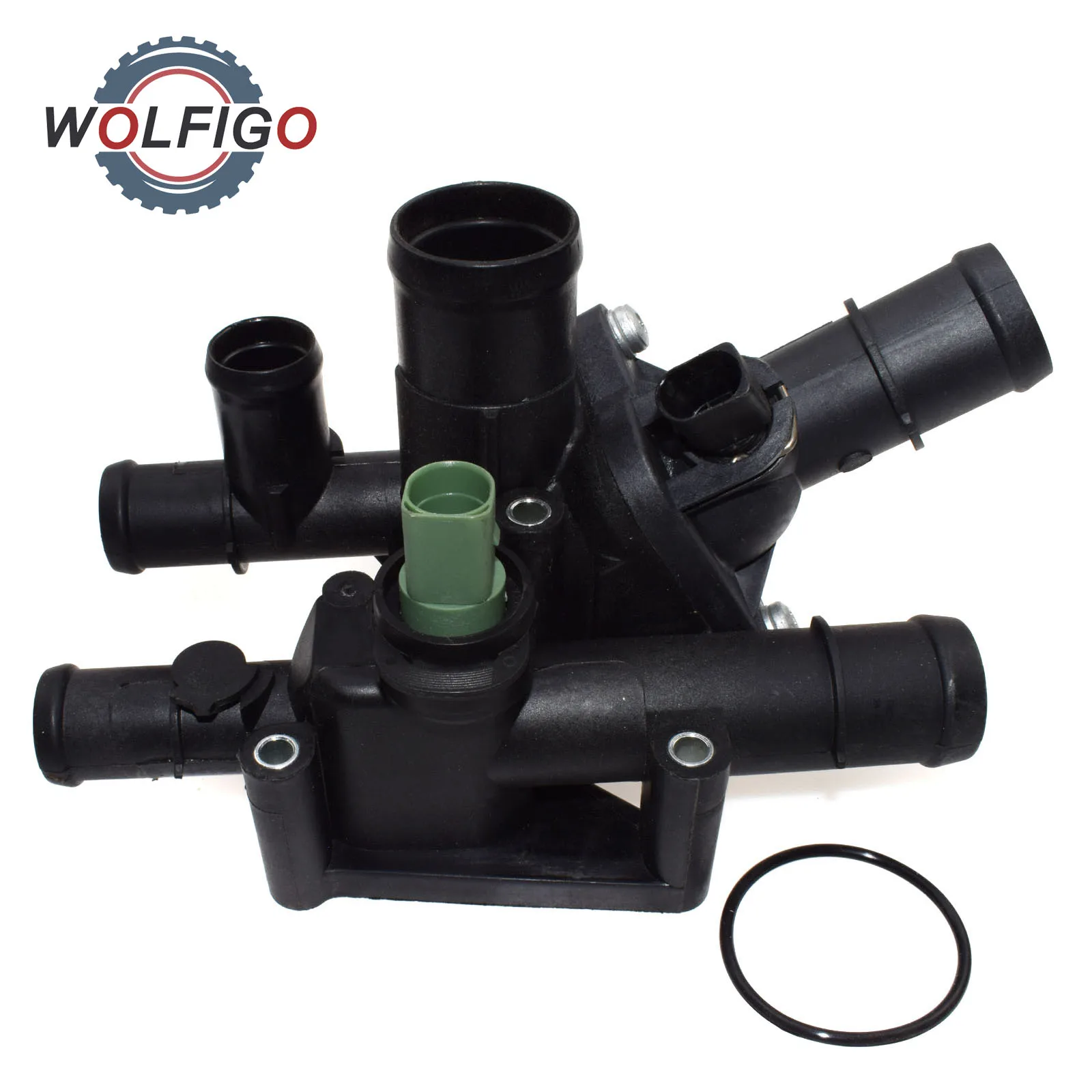 Термостат охлаждающей жидкости WOLFIGO с корпусом для Audi A3 VW Polo Golf Bora Seat Ibiza Skoda Octavia 1 6