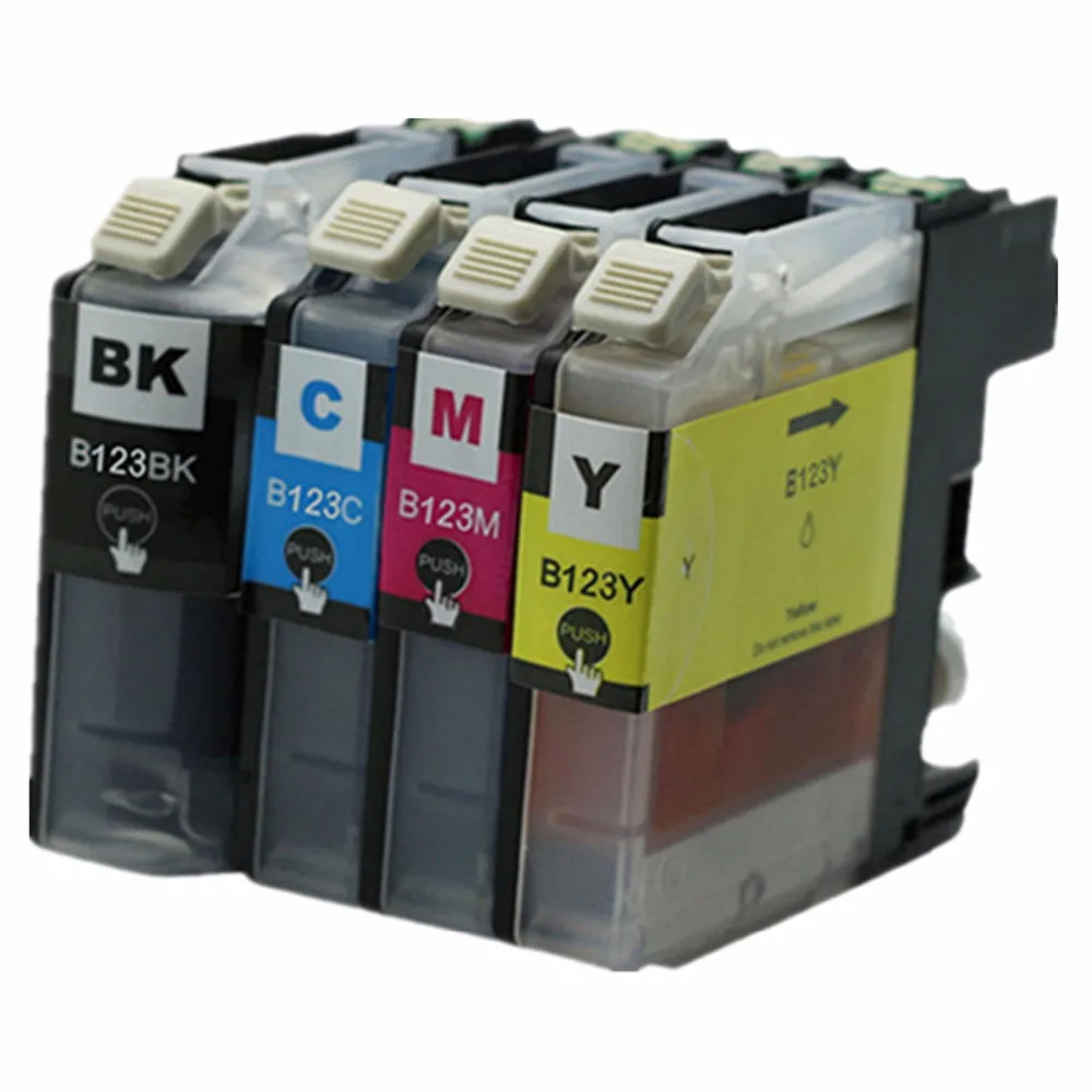 Replacement 4 x LC123 LC-123 LC 123 XL LC123XL Ink Cartridges For MFCJ6920DW MFCJ870DW MFCJ245 MFCJ650DW MFCJ6720DW | Компьютеры и