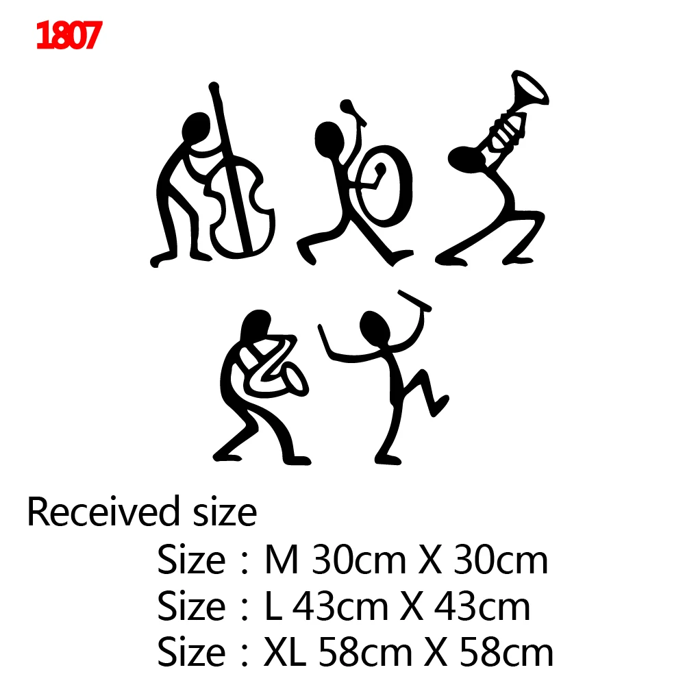 Декоративная музыкальная Настенная Наклейка для детской комнаты, украшение для бара, домашний декор для спальни, настенная наклейка, обои, наклейки, наклейка s - Цвет: Style10