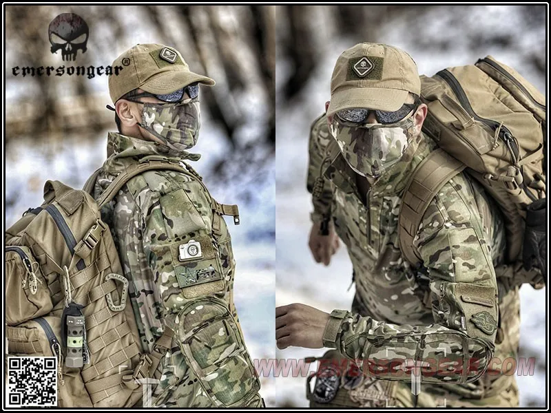 Emersongear Военная охотничья Боевая полевая Униформа всепогодный Тактический Костюм и штаны многоцветный EM6894 AOR2