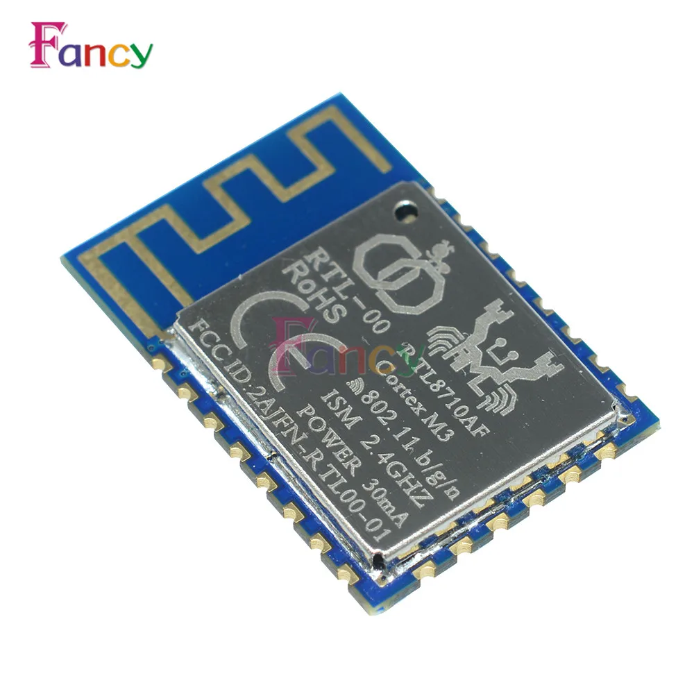 

RTL8710 WiFi Wireless Transceiver Module SOC 44K 1MB Receiver Transmitter Built-in Antenna Module