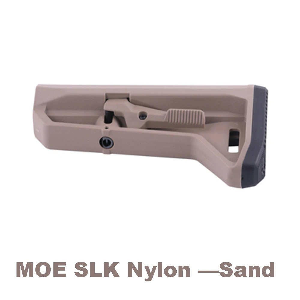 MOE SL-K нейлон Пейнтбол Кемпинг компонент Регулируемый запас для страйкбола AEG Jinming8 Gen9 AR15/M4 мини аксессуары - Цвет: MOE SLK Nylon Sand
