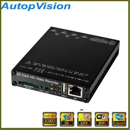 Hd 4ch 3g автомобиль 1080p мобильный видеорегистратор для автомобиля такси с Wi-Fi