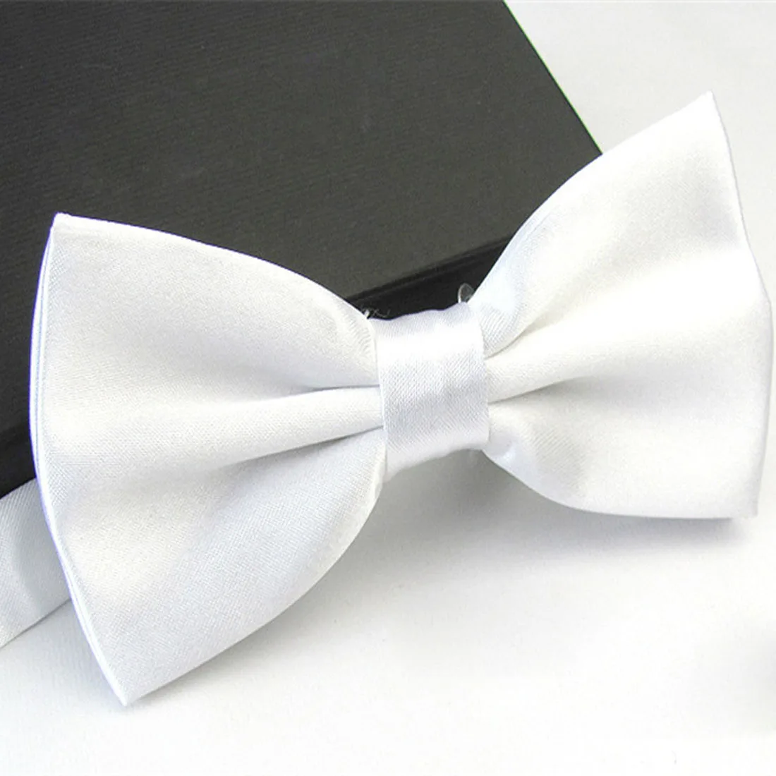 Модные классические одноцветные галстуки-бабочки для мужчин, обтягивающие тонкие регулируемые галстуки-бабочки с воротником, галстуки для смокинга, галстуки-бабочки для свадебной вечеринки - Цвет: 2
