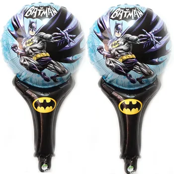 

wholesale hulk party balloons handheld toys ironman batman foil balloons for children birthday balloons 100pcs/lot