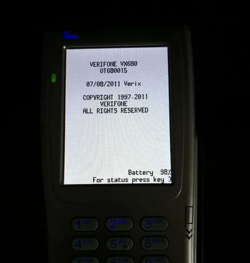 Б/Восстановленное Verifone Vx680 GPRS цтл POS терминалы