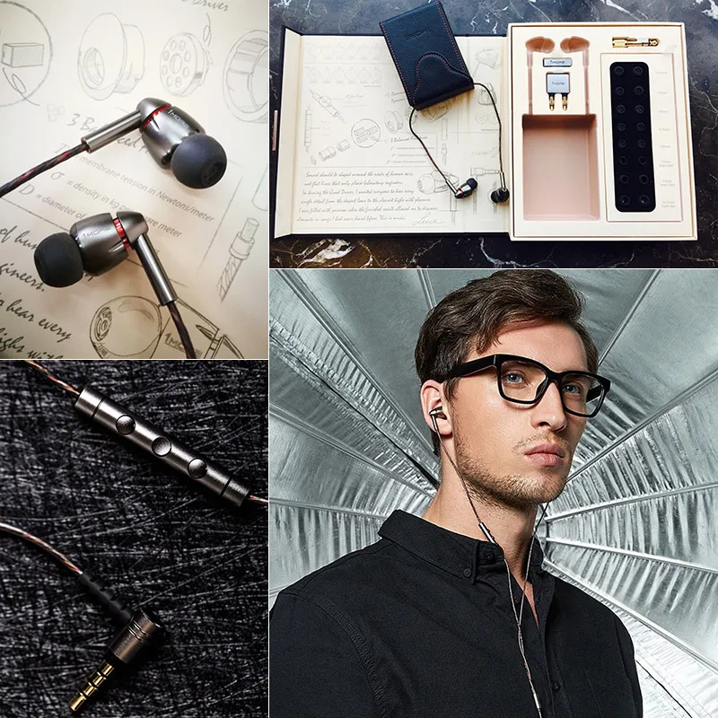1MORE E1010 Quad Driver In-Ear Earphone with Mic 1