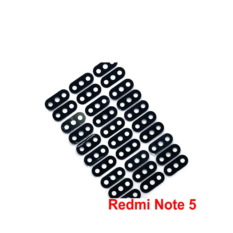 

1PCS New Camera Glass Lens Back Rear Camera Glass Lens with Glue Replacement for Xiaomi Redmi Note 5 5A phone