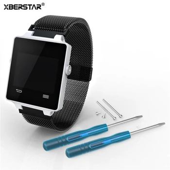 

Stainless Steel Milanese Magnetic Loop Bracelet Watch Band Wrist Strap for Garmin vivoactive/Approach S2/S4 Watchbands GPS Watch