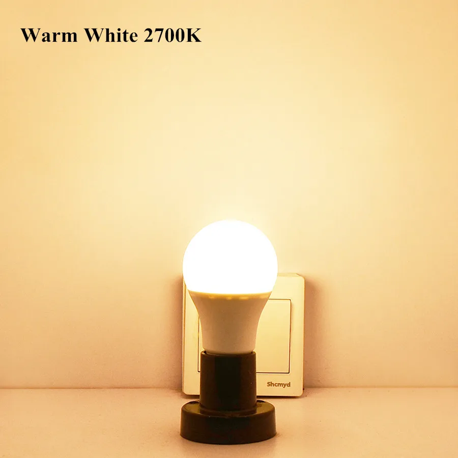 E27 B22 Dusk To Dawn Built-in Light Sensor LED Bulb 110V 220V Security Light Automatic On/Off Indoor/Outdoor LED Lamp Spotlight mushroom night light Night Lights