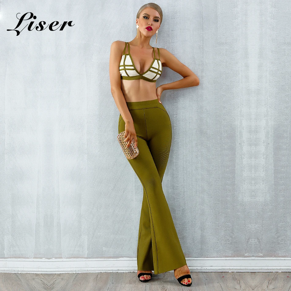 Adyce-Define-As-Mulheres-Se-Vestem-de-Ver-o-2018-Nova-Bandage-Vestido-Listrado-Tops-Pant
