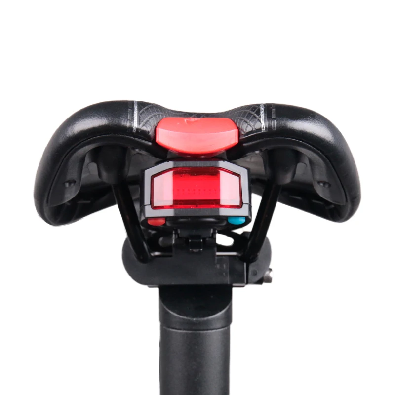 USB Bicycle Alarm Anti-theft Waterproof Lock Alarm Wireless Remote Control Taillights Lock Warner Bicycle Rechargeable Lights