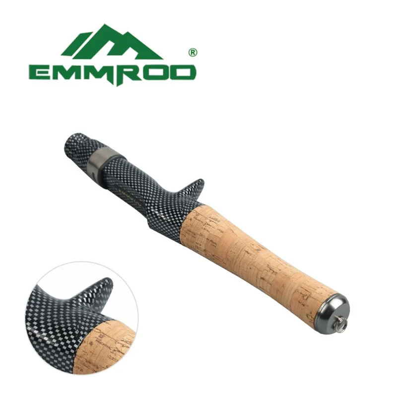 EMMROD приманка Литье удочка 57 см 200 г CorkWood ручка из нержавеющей стали портативная короткая личностная Удочка MQ