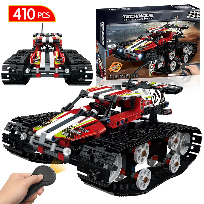 Remote Control Motor Tracked Racer Car Bricks Compatible LegoINGLY Technic font b RC b font Power