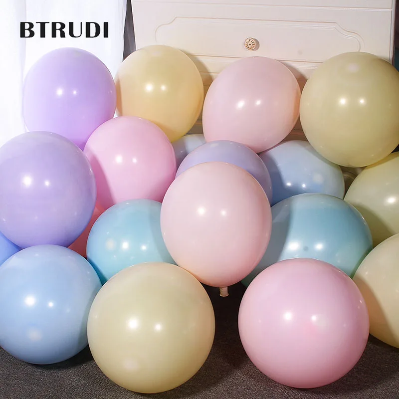 BTRUDI 30 шт./лот 5 дюймовый цветной двухслойный латексный круглый надувной шар