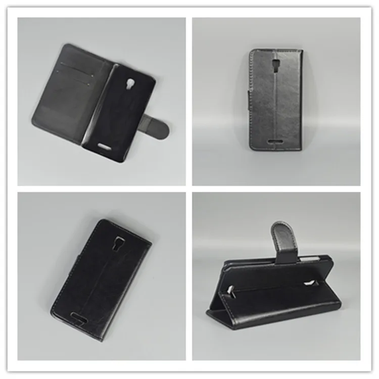 

Crazy horse Flip leather case Credit Card Slots and stand function For Alcatel One Touch Pop Star 3G 5022X 5022D 5022