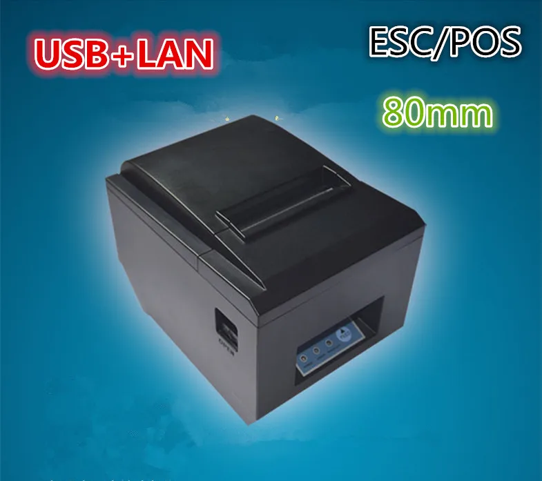

kitchen bar code printer thermal printer network port+USB port printer paperautomatic cutting 80MM small kitchen ticket printer