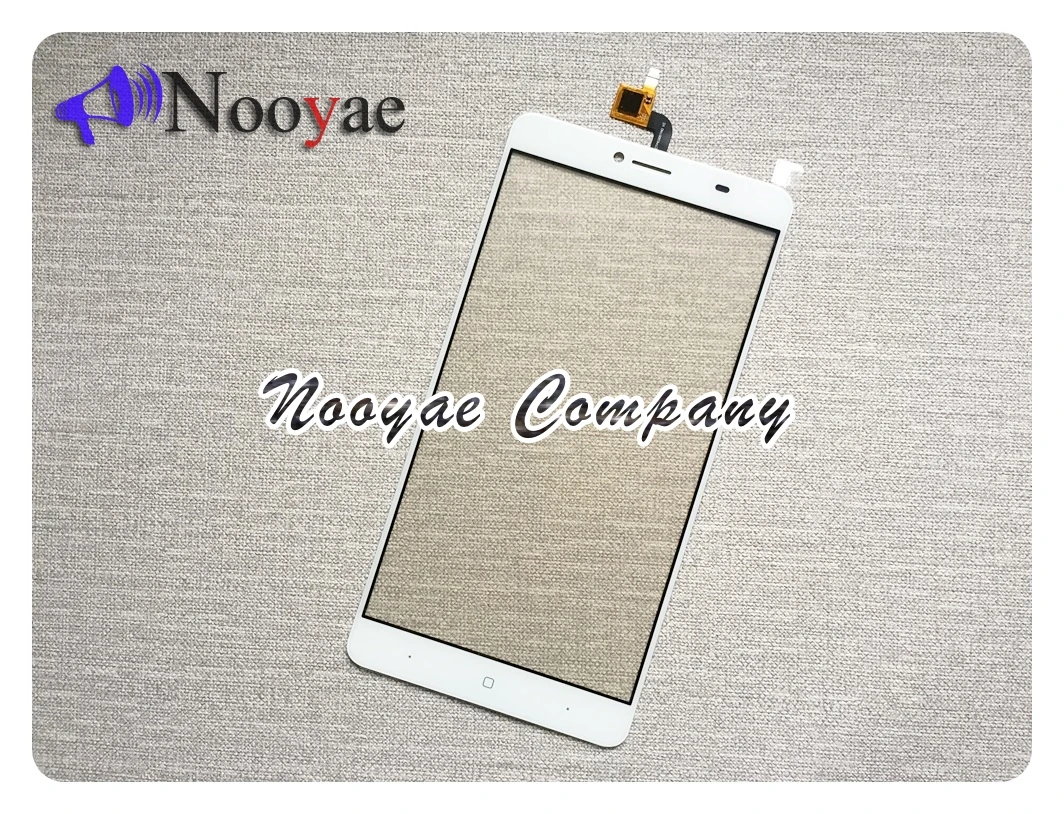 Проверенный белый сенсорный экран ОК Для Doogee Y6 Max дигитайзер передняя внешняя