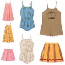 2018 baby girl verão vestidos roupa dos miúdos vestidos de roupas meninas bobo choses vetement roupas meninos roupas meninas
