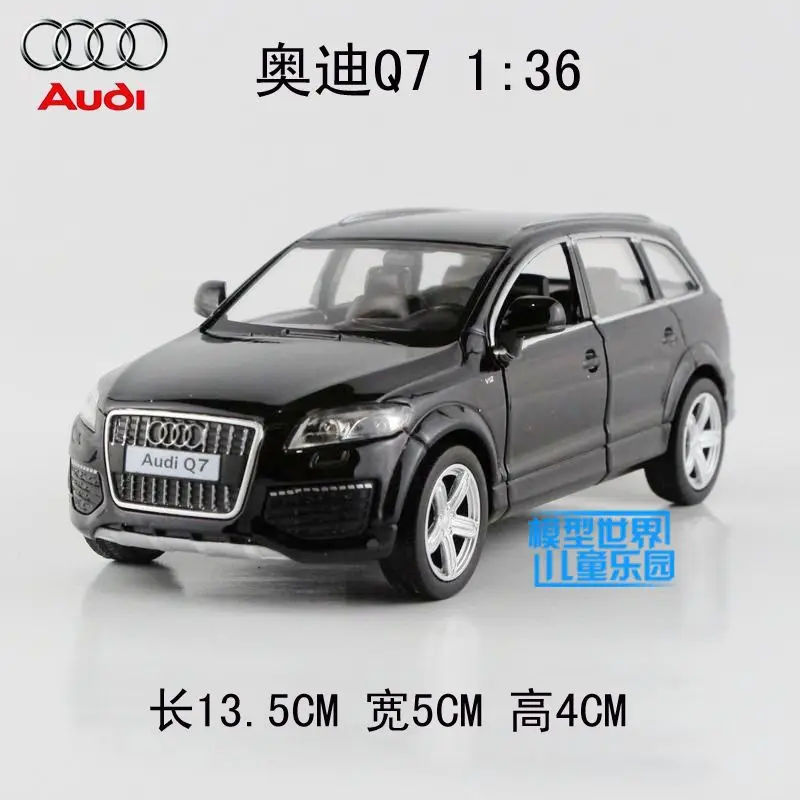 UNI 1/36 масштаб оттягивающийся автомобиль игрушки Германия Audi Q7 SUV литая модель металлическая модель автомобиля игрушка для коллекции/подарка/детей