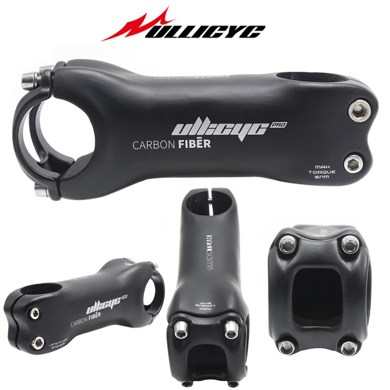 

Newest Ullicyc FULL Carbon Bicycle Stem 31.8mmX(80-120mm) 6/17 Degrees Mountain Bike Carbon Stem MTB Bike Parts LGC05