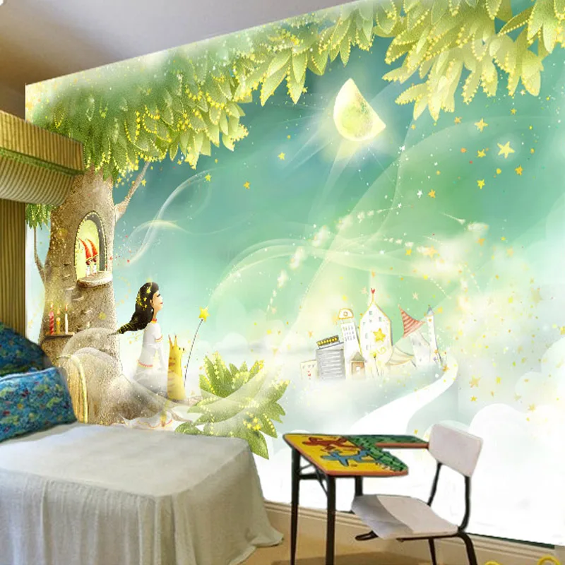 Children-s-Room-Dream-Cartoon-Background-Custom-3D-Photo-Wall-Paper-Rolls-Romantic-Living-Room-3D