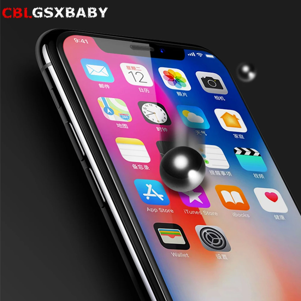 CBL 5D Curved Edge Tempered Glass For iPhone XS XSMax XR