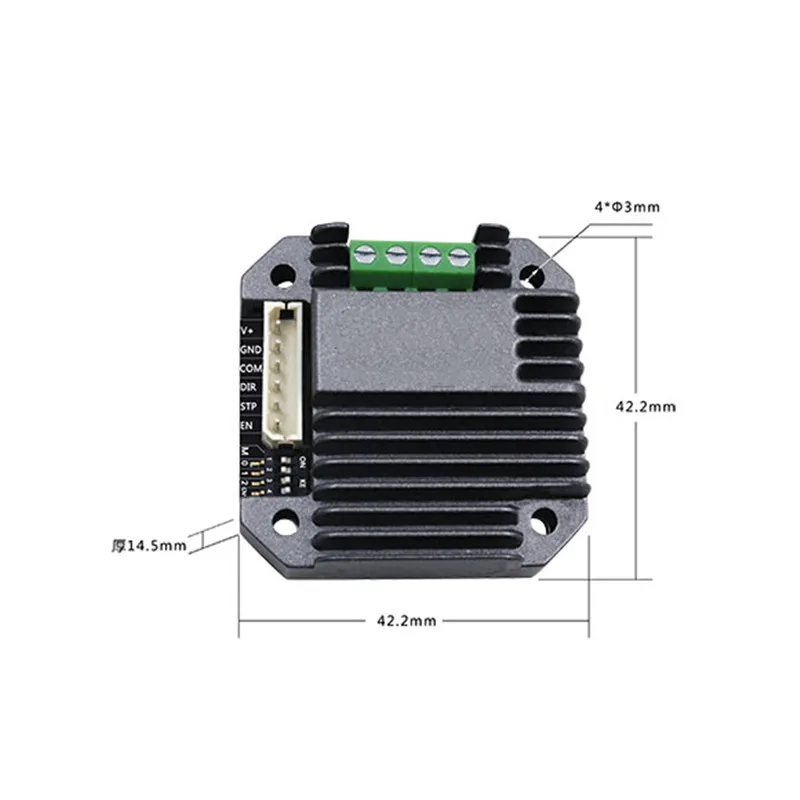 Nema 17 интегрированный мотор драйвер 42 Шаговый двигатель одна машина драйвер DC11V-DC28V/2A рекомендуемый DC24V 4,8