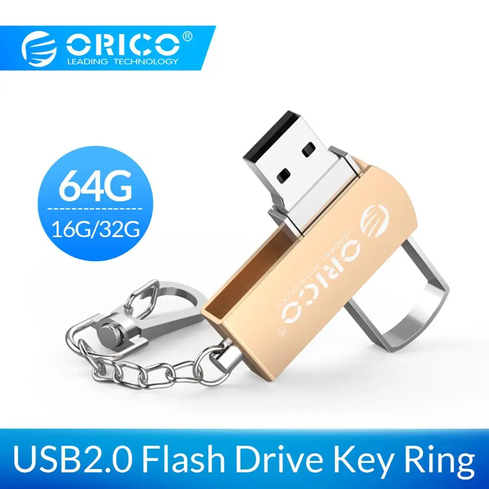 

ORICO USB Flash Drive 64GB 32GB 16GB USB 2.0 Metal Flash Memory USB Stick Storage Flash Disk USB 2.0 Flash Drive