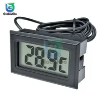 Mini Digital LCD Thermometer Sensor Detector Thermometer Thermograph For Aquarium Refrigerator Probe Fridge Freezer