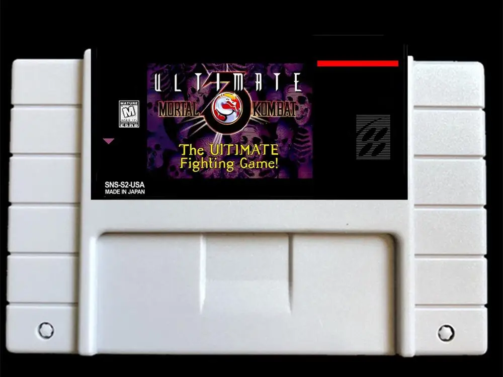 Ultimate Mortal Kombat 3 USA NTSC Версия 46 контактов Видеоигры карта для ретро видео игр