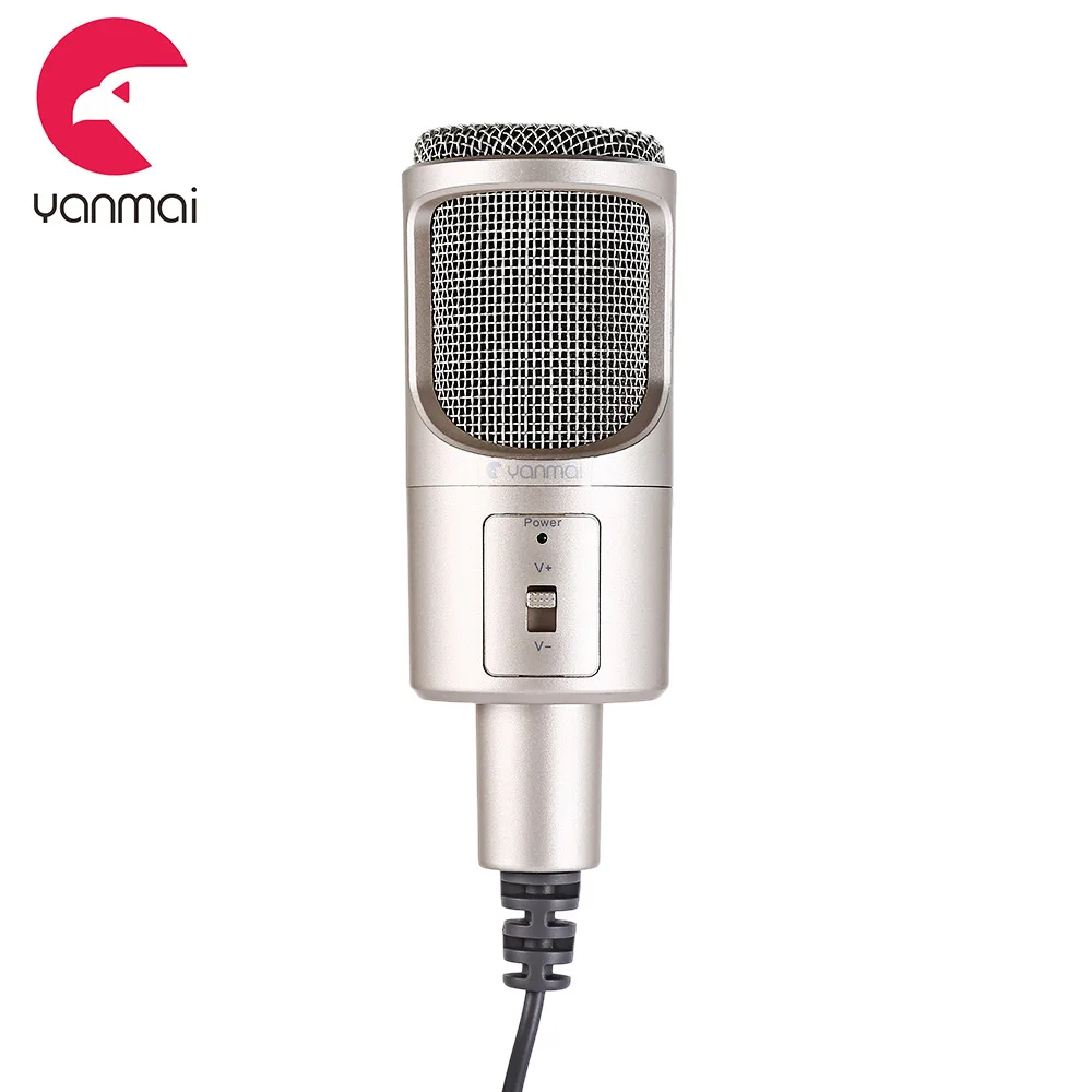 Condenser Microphone Yanmai SF-960 Omidirectional Pattern With Adjustable Tripod Camgirl Web-Cast Live Broadcast Microphones | Электроника