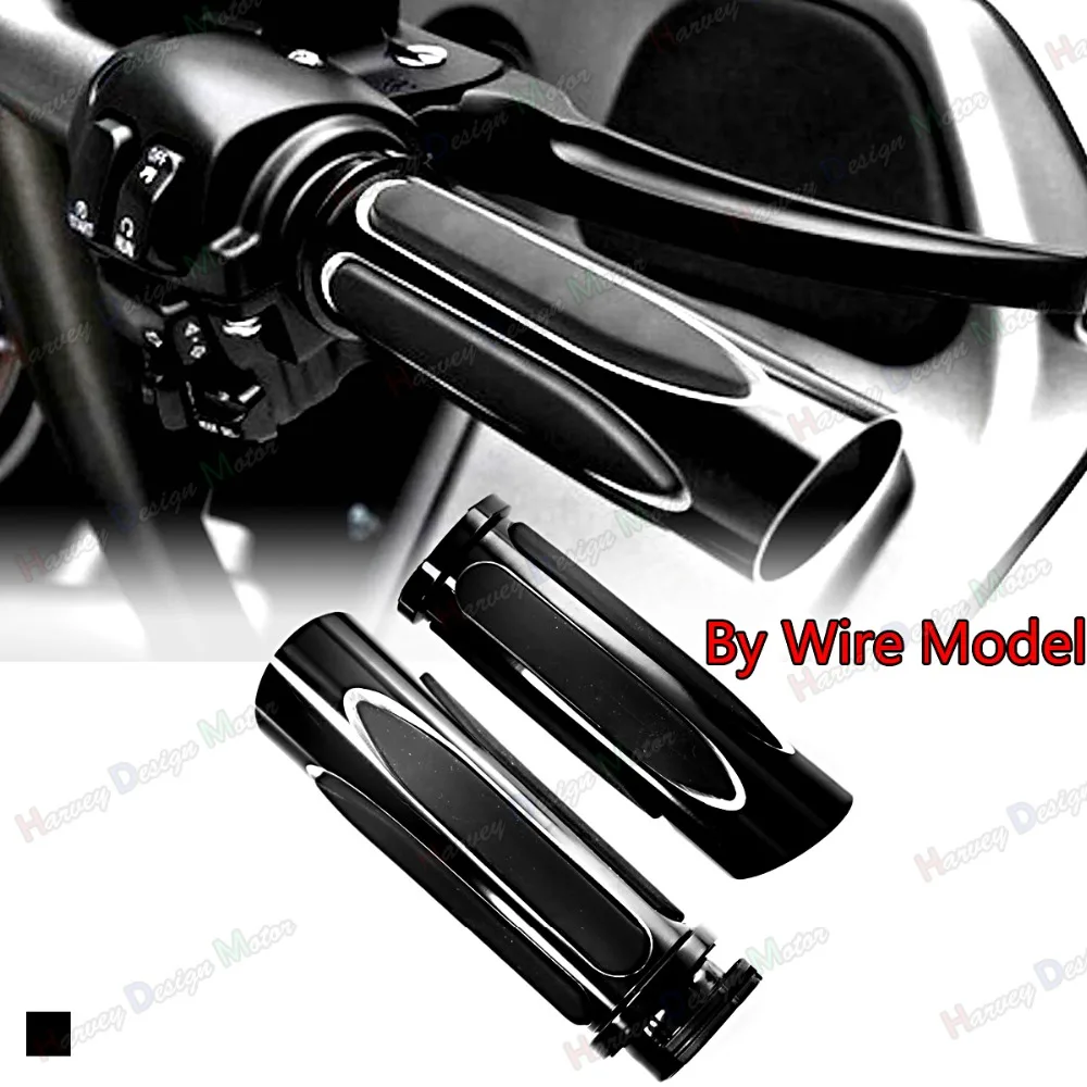 Черный мягкий сенсорный удобный набор ручных ручек для Touring Sportster Dyna 883 1200 на заказ для мотоцикла