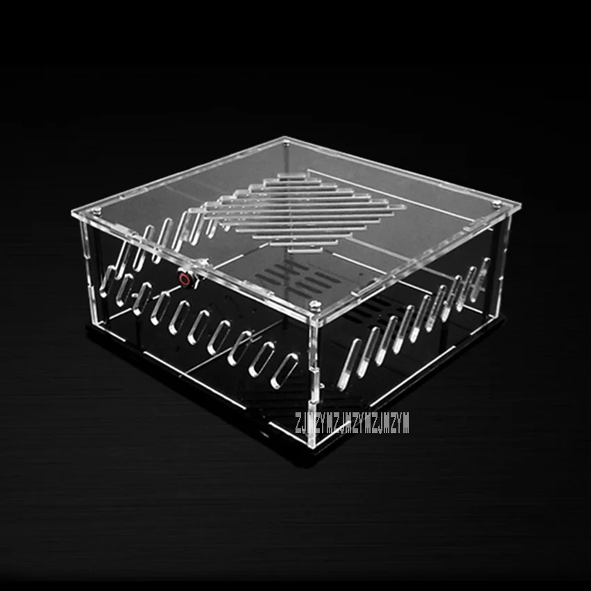 DIY Transparent Acrylic Computer Case Box Desktop PC Computer Chassis Case for mini ITX Version Mainboard Motherboard DIY Transparent Acrylic Computer Case Box Desktop PC Computer Chassis Case for mini ITX Version Mainboard Motherboard