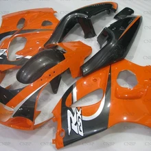 GSX R 750 1996-2000 мотоцикл обтекатель для Suzuki GSXR750 1998 детали корпуса для Suzuki GSXR600 1998 оранжевый черные кузовные комплекты